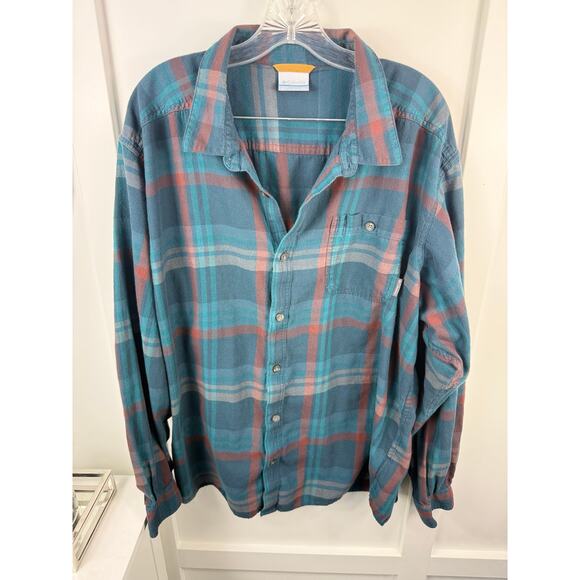 Men’s Columbia Flannel Size XXL - Picture 1 of 4